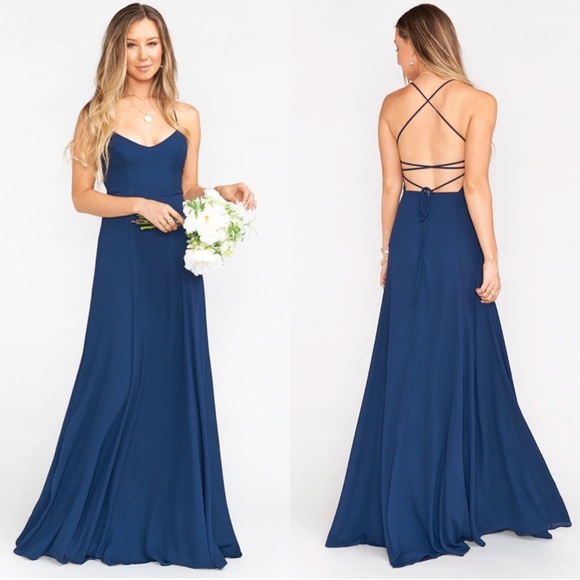 Show Me Your MuMu Dresses & Skirts - Show Me Your Mumu Godshaw Goddess Navy Dre…